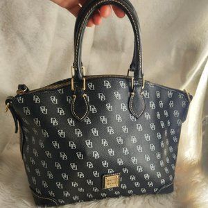Authentic Black Db Dooney & Bourke Purse Handbag